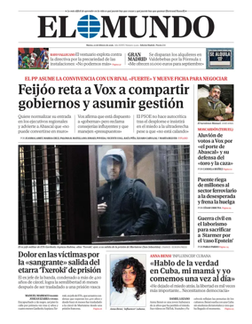 Cover of El Mundo Madrid
