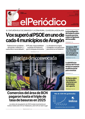 Cover of El Periodico - Castellano