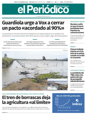 Cover of El Periodico Extremadura