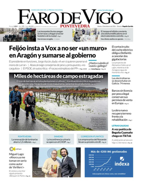 Cover of Faro de Vigo (Pontevedra)