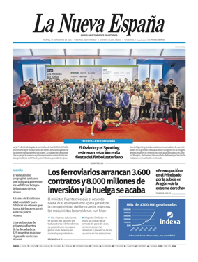 Cover of La Nueva Espana (Oviedo)