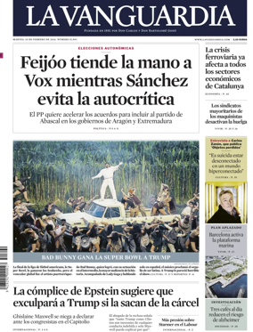 Cover of La Vanguardia (1st Edition)