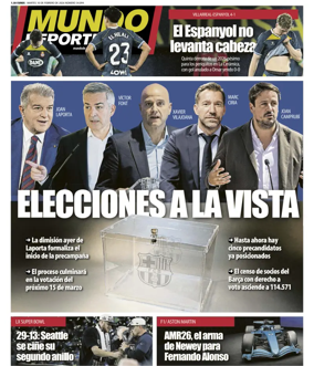 Cover of Mundo Deportivo (Barcelona)