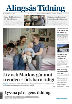 Cover of Alingsas Tidning