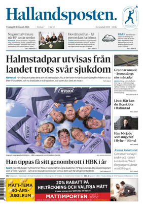 Cover of Hallandsposten
