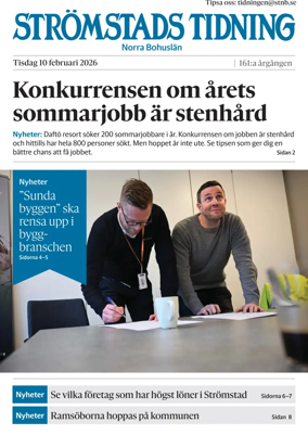 Cover of Stromstads Tidning