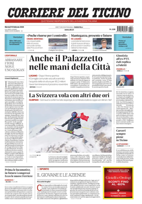 Cover of Corriere del Ticino