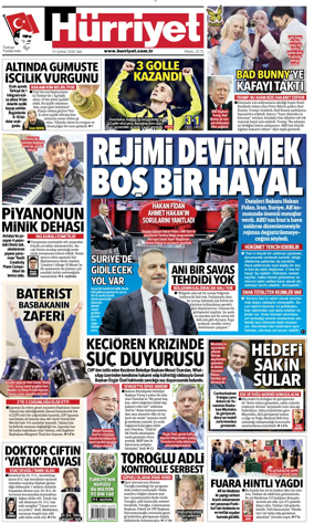 Cover of Hurriyet