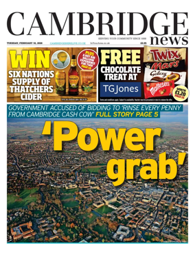 Cover of Cambridge News