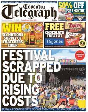 Cover of Coventry Telegraph