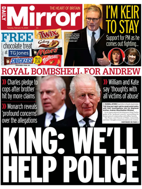 Cover of Daily Mirror
