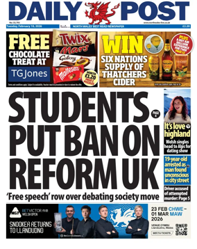 Cover of Daily Post (North Wales)