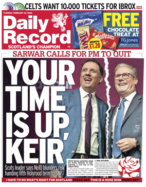 Cover of Daily Record