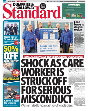 Cover of Dumfries & Galloway Standard