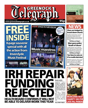 Cover of Greenock Telegraph