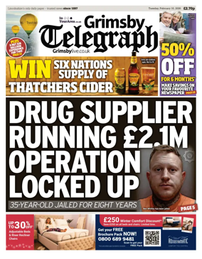 Cover of Grimsby Telegraph