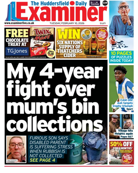 Cover of Huddersfield Daily Examiner