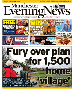 Cover of Manchester Evening News
