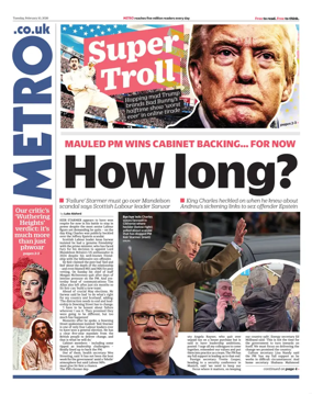 Cover of Metro (UK)