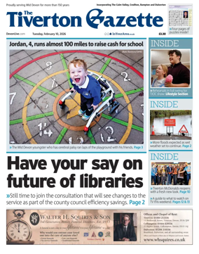 Cover of The Tiverton Gazette