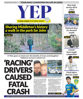Cover of Yorkshire Evening Post