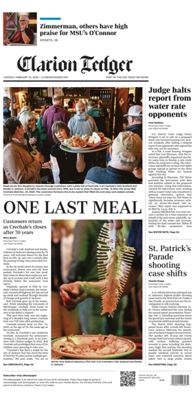 Cover of Clarion Ledger