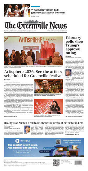 Cover of The Greenville News