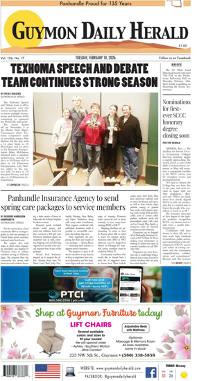 Cover of Guymon Daily Herald