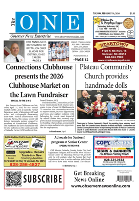 Cover of Observer News Enterprise