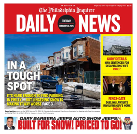 Cover of Philadelphia Daily News