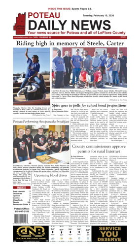 Cover of Poteau Daily News