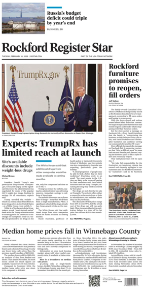 Cover of Rockford Register Star