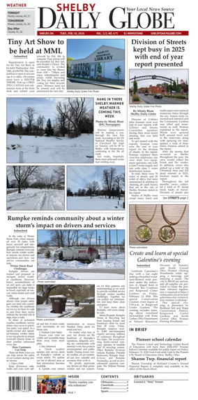 Cover of Shelby Daily Globe