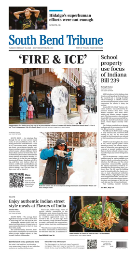 Cover of South Bend Tribune