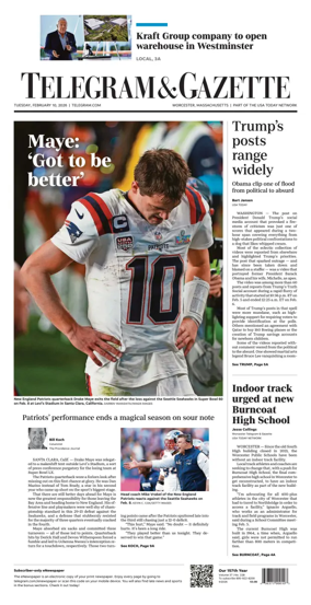 Cover of Telegram & Gazette