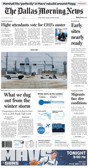 Cover of The Dallas Morning News