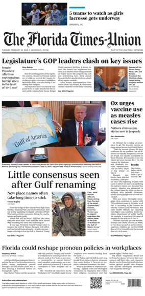 Cover of The Florida Times-Union