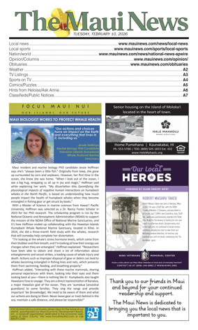 Cover of The Maui News