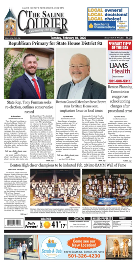 Cover of The Saline Courier