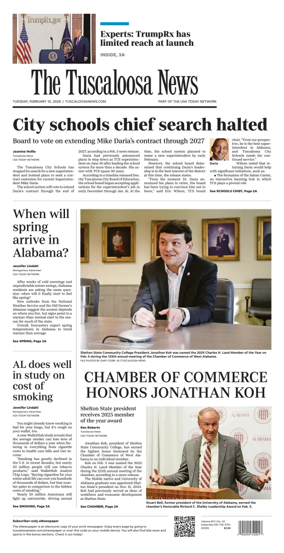 Cover of The Tuscaloosa News