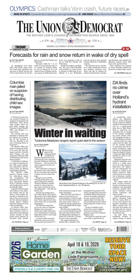 Cover of The Union Democrat