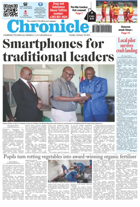 Cover of Chronicle (Zimbabwe)