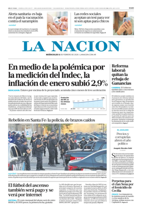Cover of La Nacion