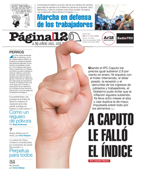 Cover of Pagina 12