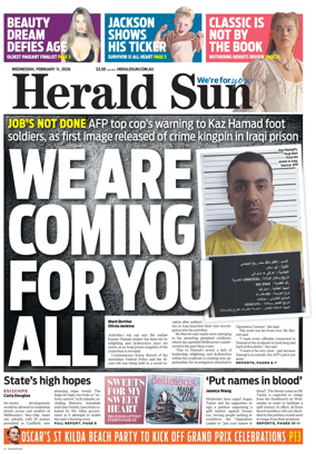 Cover of Herald Sun