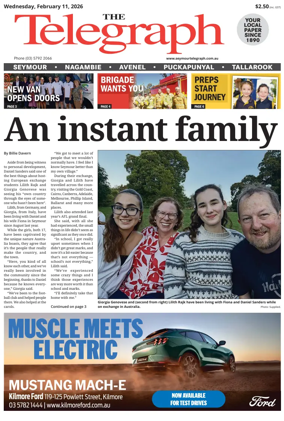 Cover of Seymour Telegraph