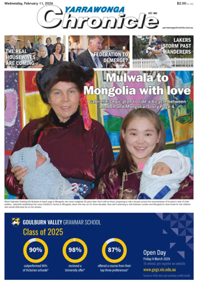 Cover of Yarrawonga Chronicle