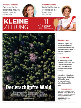 Cover of Kleine Zeitung Steiermark