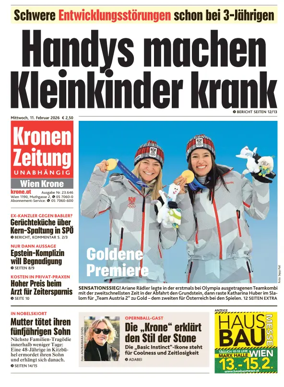Cover of Kronen Zeitung