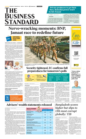Cover of The Business Standard